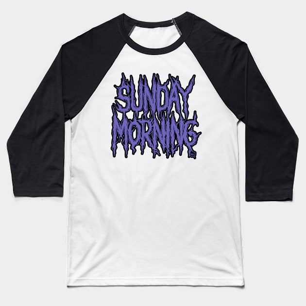 Sunday Morning Baseball T-Shirt by RizanDoonster